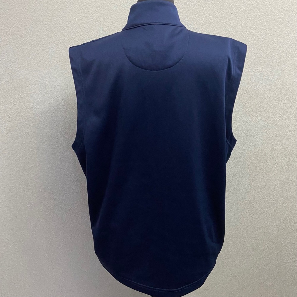 Callaway Mens Large Navy Blue Quilted Puffer Golf Vest New Sun Protection - Picture 7 of 7